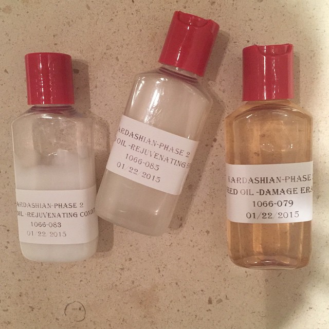 Testing out formulas for phase 2 of #kardashianbeautyhair #shampoo #conditioner ...