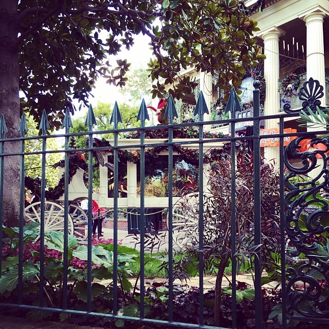 We stopped by our friend Jack Skellington's house. #hauntedmansion #disneyland...