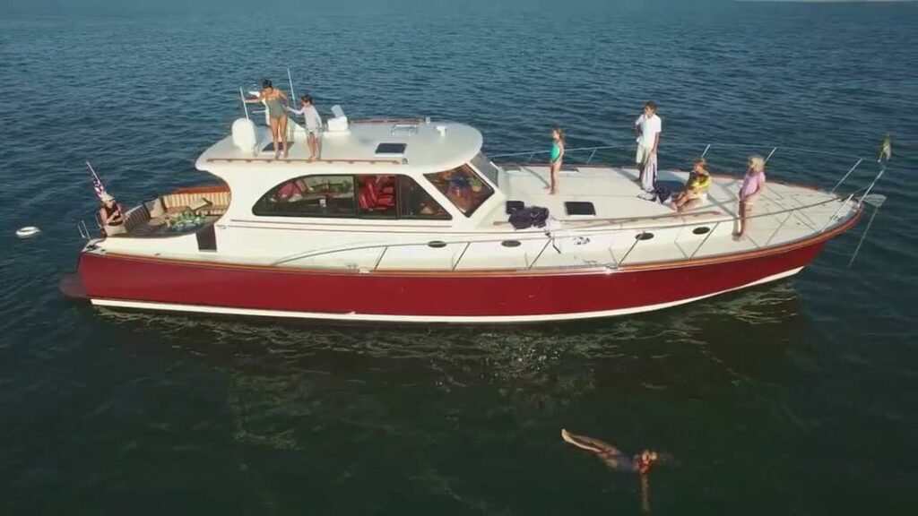 On a boat....