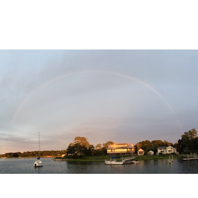 A Hamptons rainbow ...
