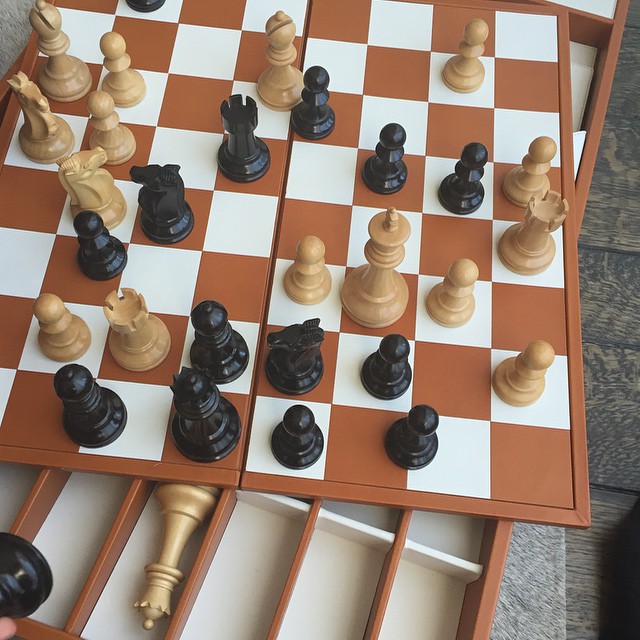 Chess time with my son. #thankful...