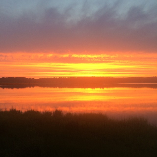 A little hamptons sunset... #nofilter...