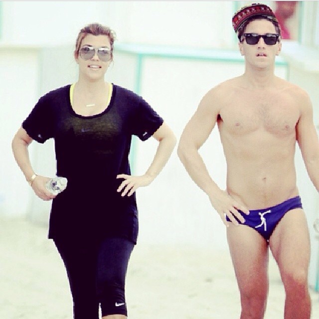 I was trying to get my body as good as @the scottycunha so I could wear his outf...
