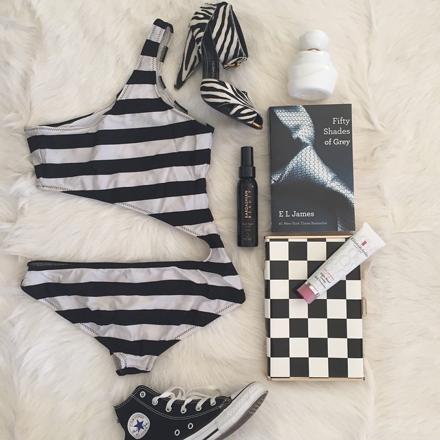 Black and white, and some shades of grey....
