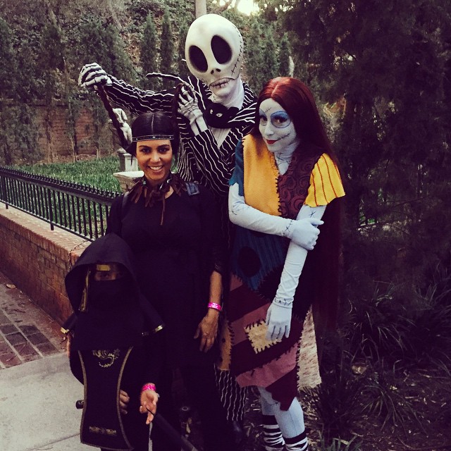 Visiting with dear friends Jack and Sally outside by the pet cemetery. #hauntedM...