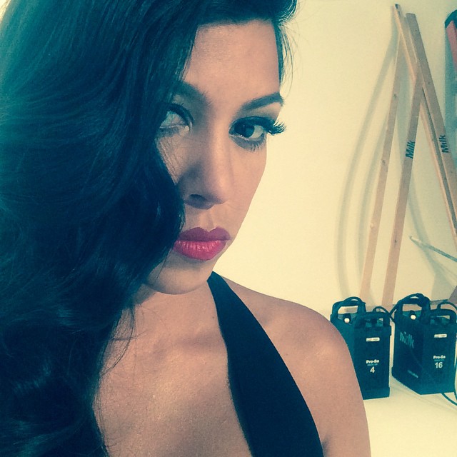 On set at the @kbeautyhair photo shoot today! Glam party with @makeupmatthew #pe...