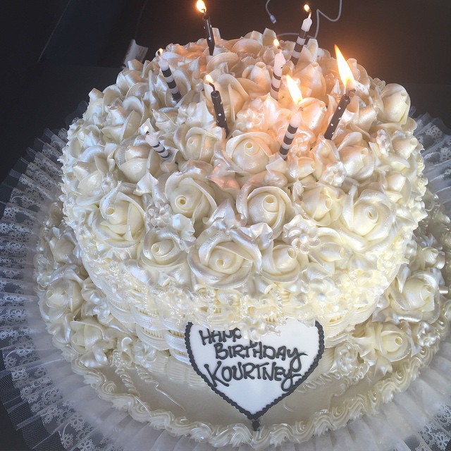 Thank you @krisjenner for my beautiful and even more delicious birthday cake!...