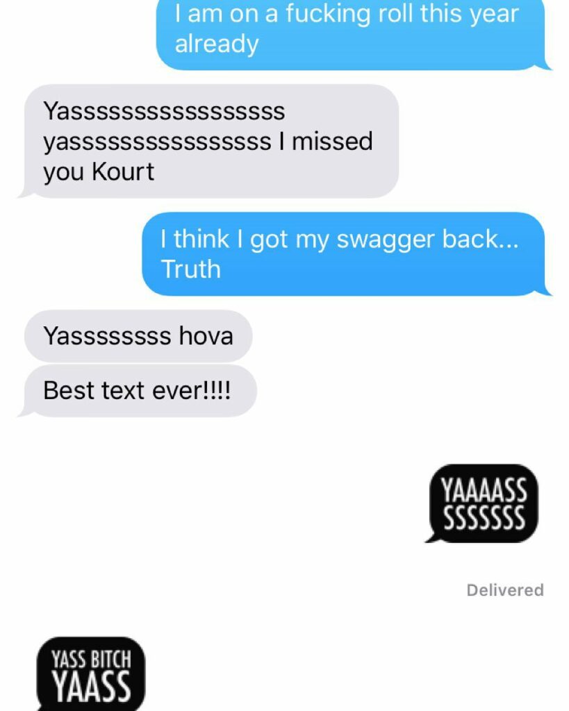 Sister convos with @khloekardashian aren't the same without #kimoji...