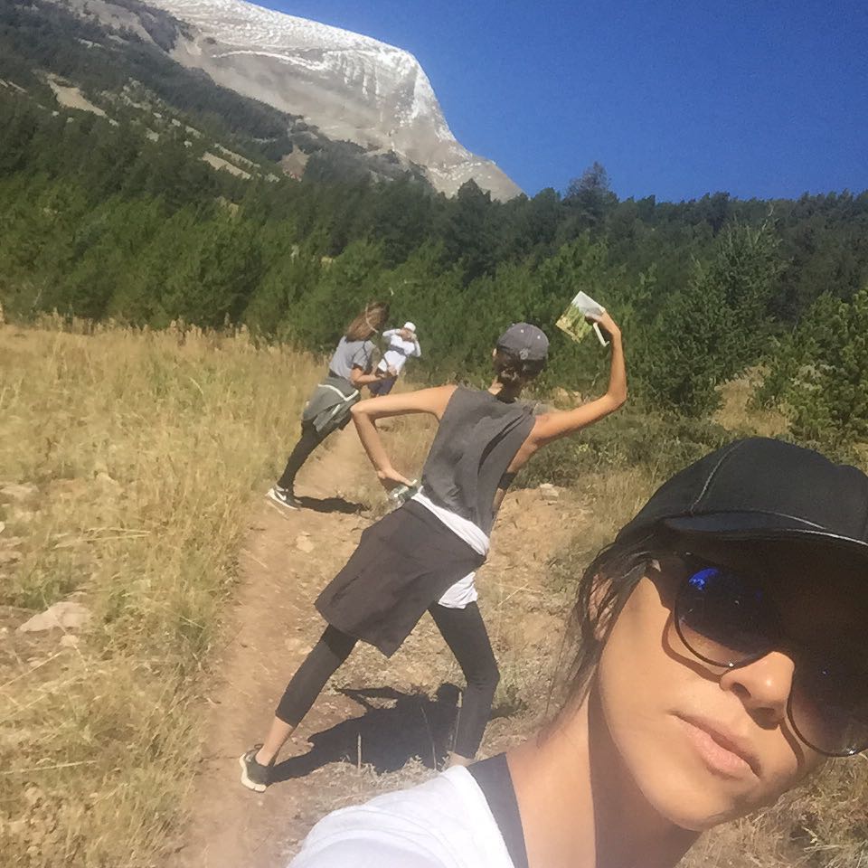 #themillersinmontana on a hike....