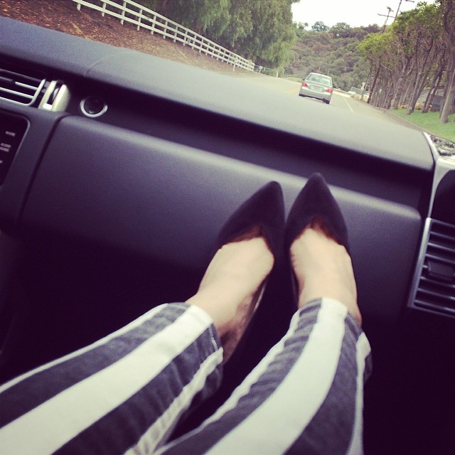 My shoe party hit the road. @kardashiankollection...
