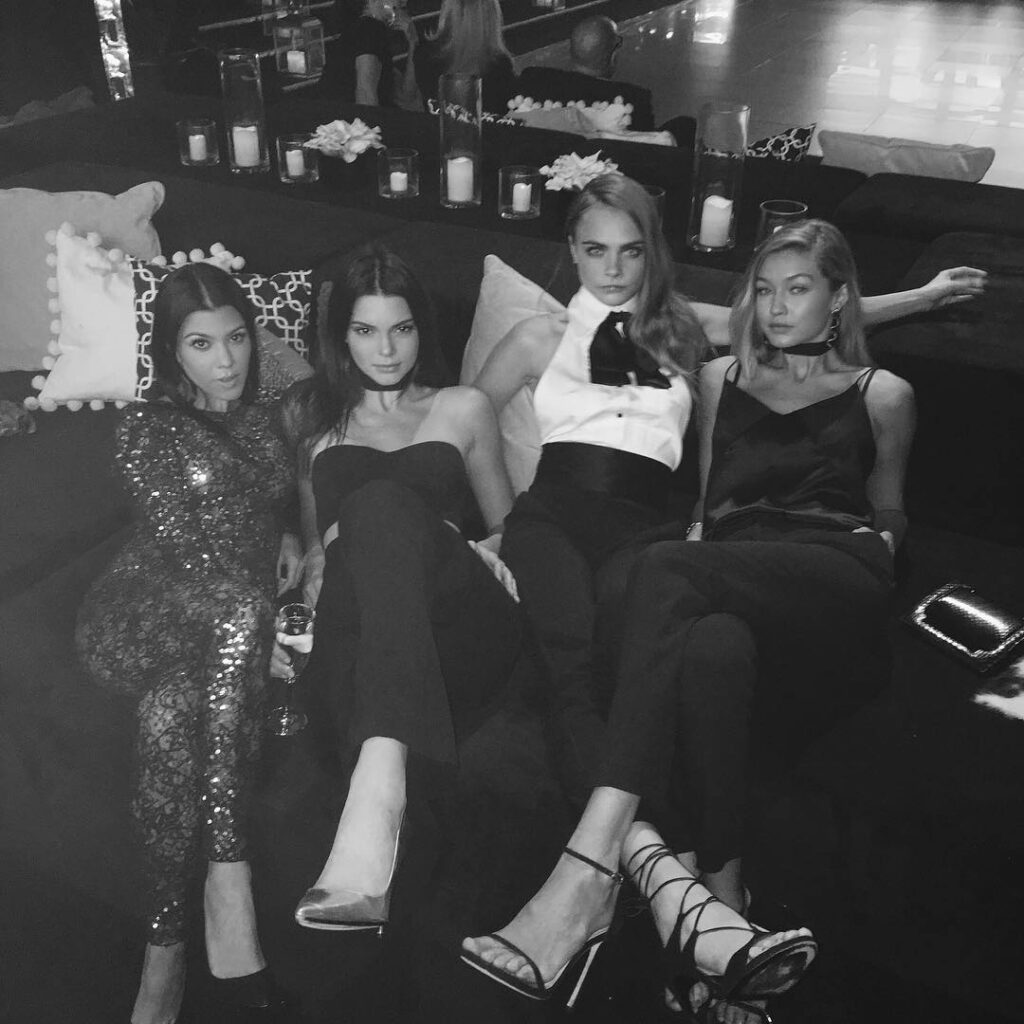 Just us supermodels....