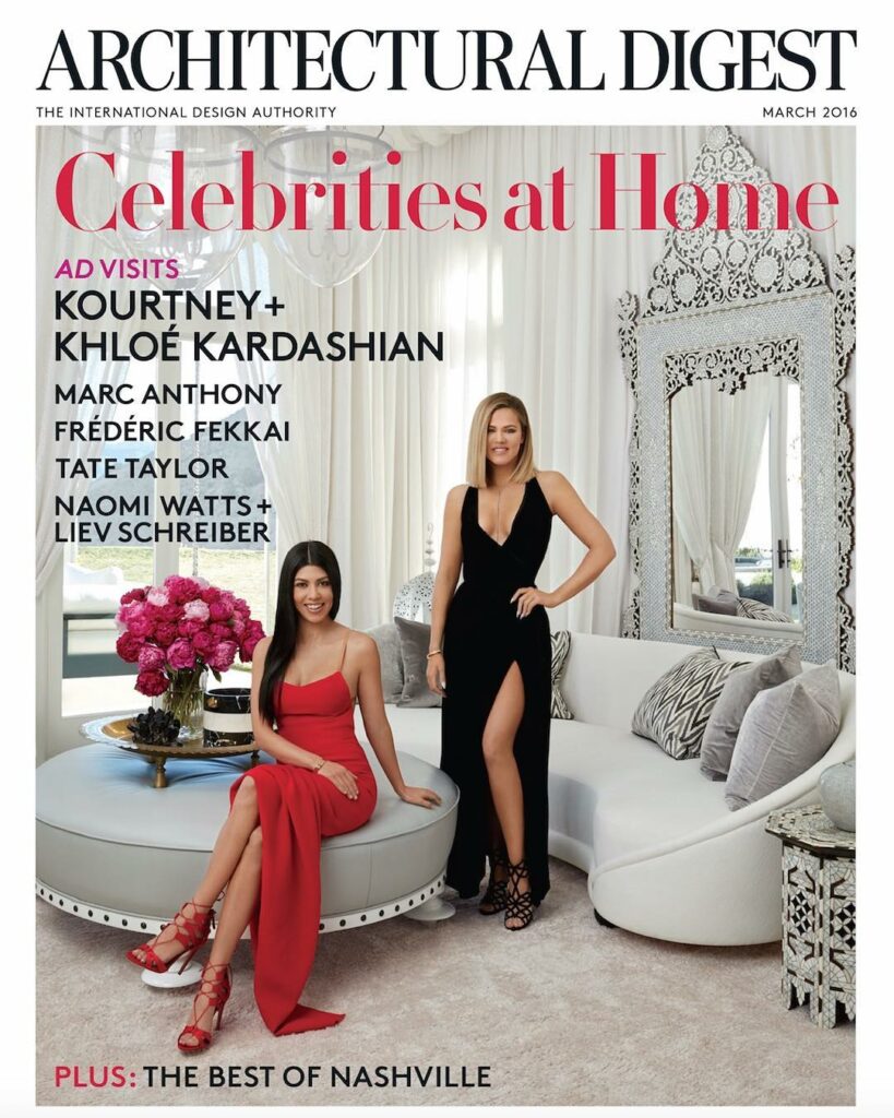 The cover of Architectural Digest! I am so proud of the home I have created for ...