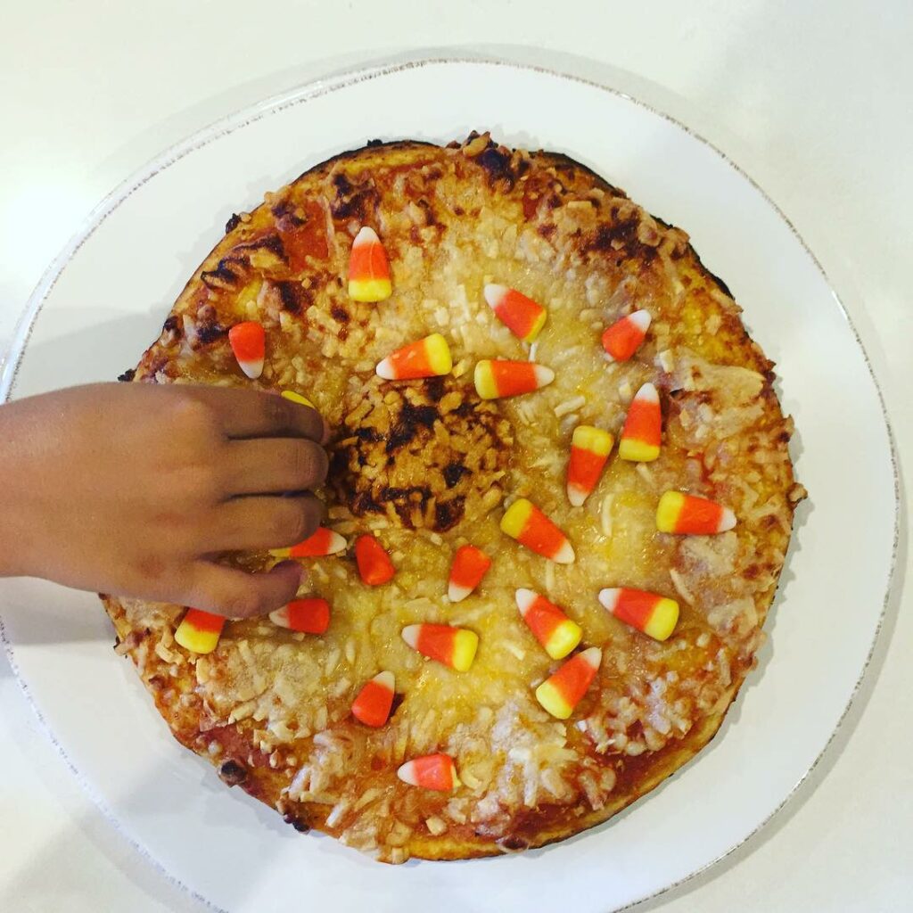 Halloween pizza?! ...