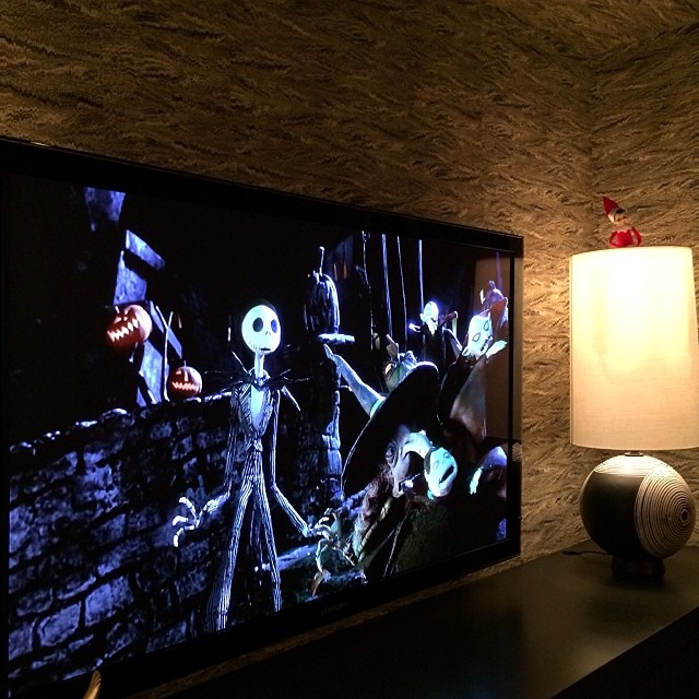 Nightmare Before Christmas with a little hidden elf......