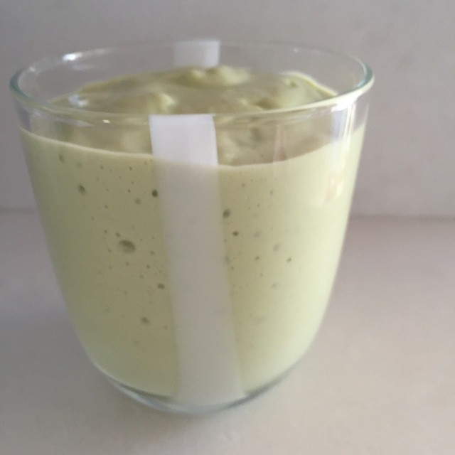 Avocado pudding....