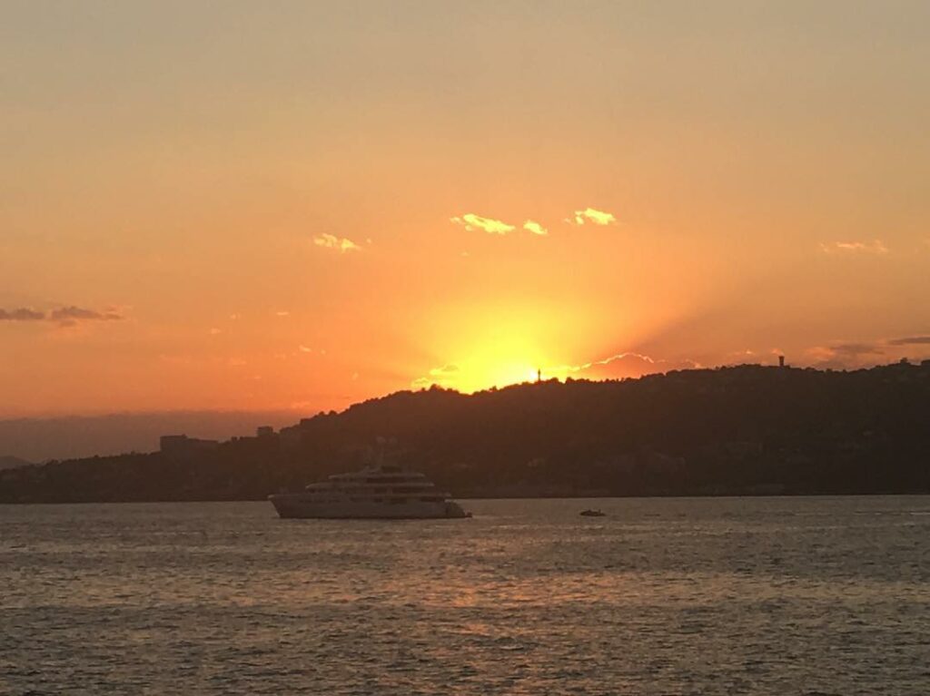 The cross in the sunset......