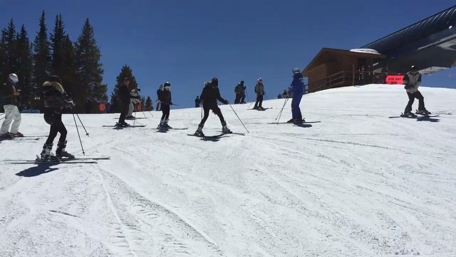 Ski tricks. ...
