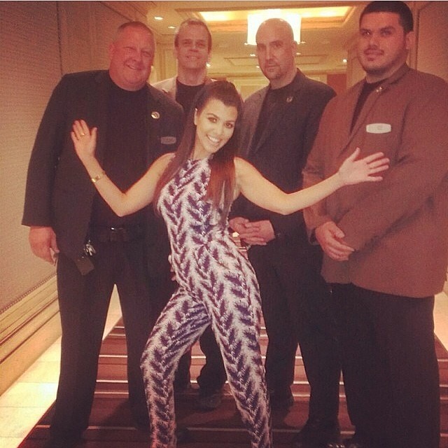 Me and my bodyguard boys. #kardashiankhaos #vegas...