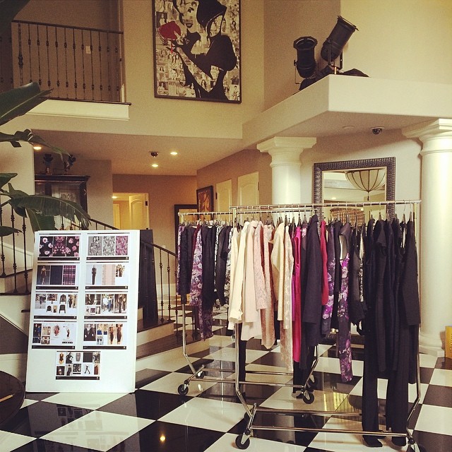 Sneak peak of Fall 2014 at our @kardashiankollection design meeting....