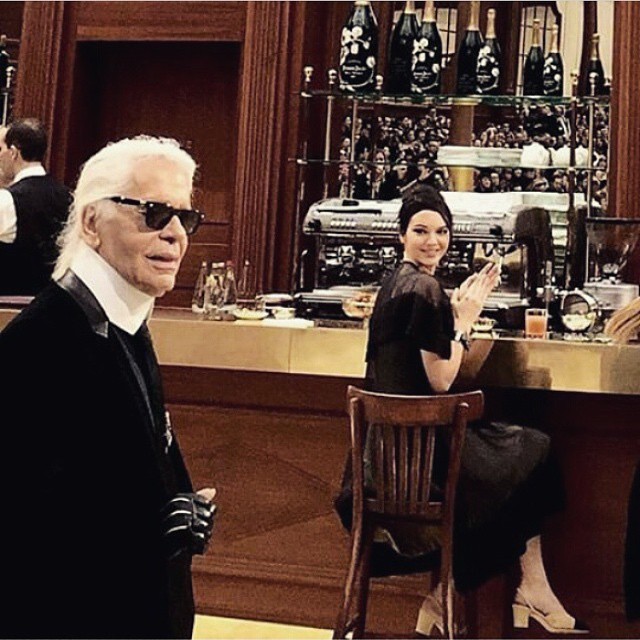 Love this  from the Chanel show finale yesterday in Paris....