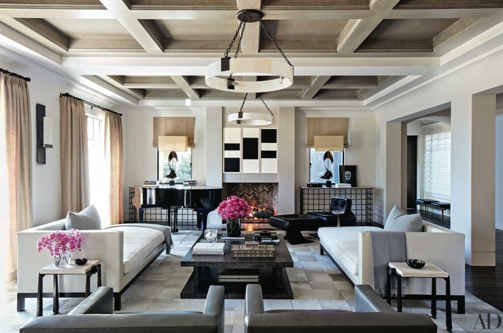 Architectural Digest. My living room. Make sure and pick up the March issue on n...