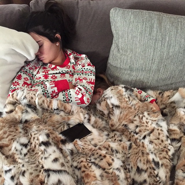 Christmas morning was a little much for them......