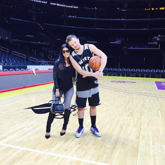 Me and my favorite pastor just playin' some ball. #HappyBirthdayYe...