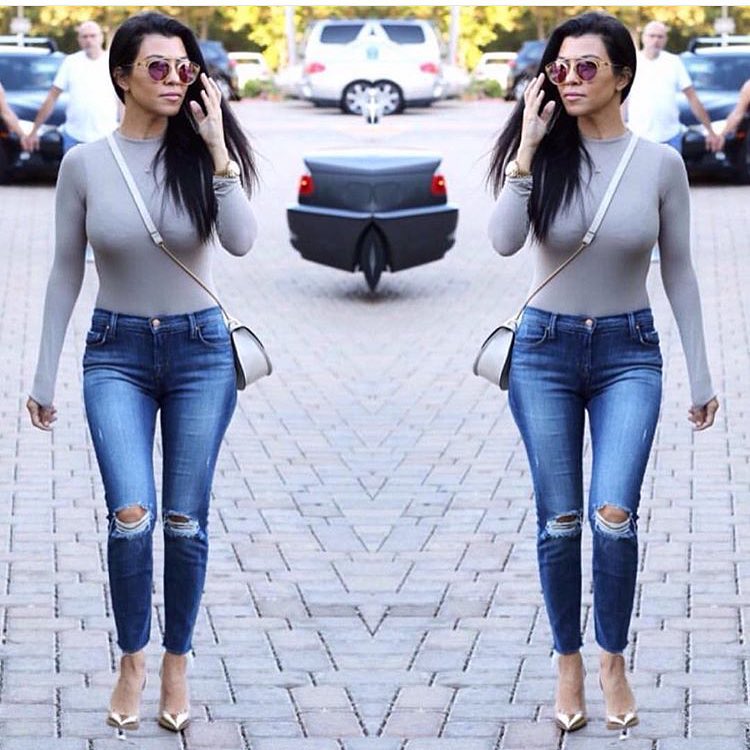 Pullin major @khloekardashian vibes last night, minus the ....