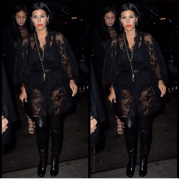 Thanks @krisjenner I stole your robe and wore it last night, who knew you had su...