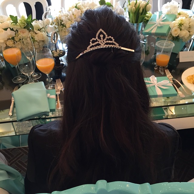 Breakfast at Tiffany's. Thank you to @kimkardashian and @khloekardashian for the...
