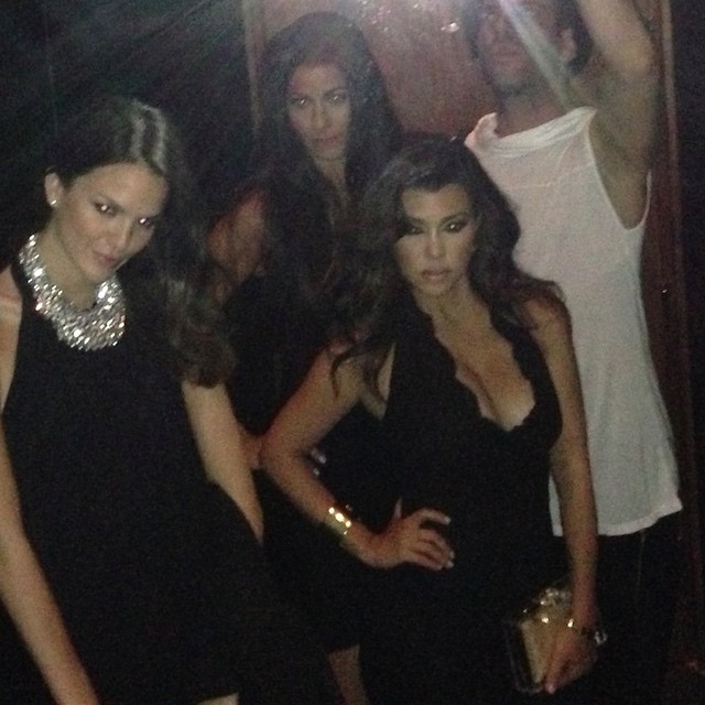 In between kids...Vegas flashback.  Bathroom selfie....