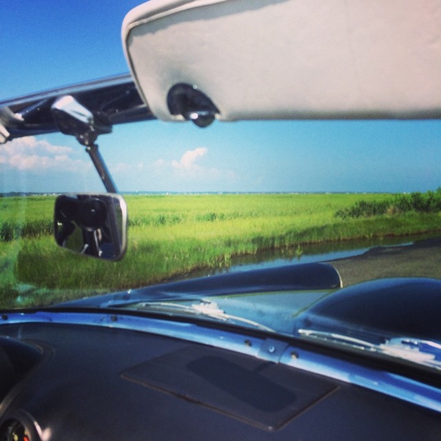 Hampton cruise in the Thunderbird with @letthelordbewithyou ....