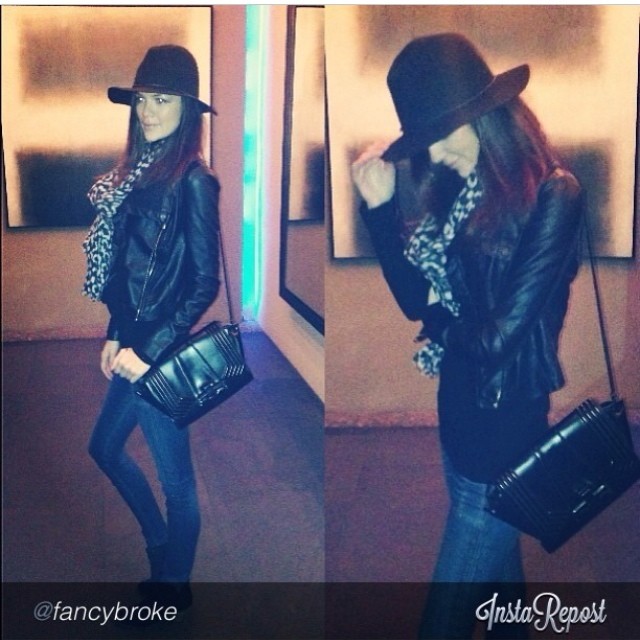 My gorgeous friend @allierizzo wearing her @kardashiankollection jacket! ...