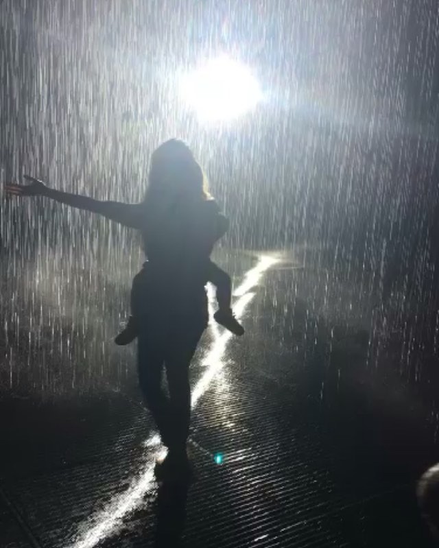 April rain....