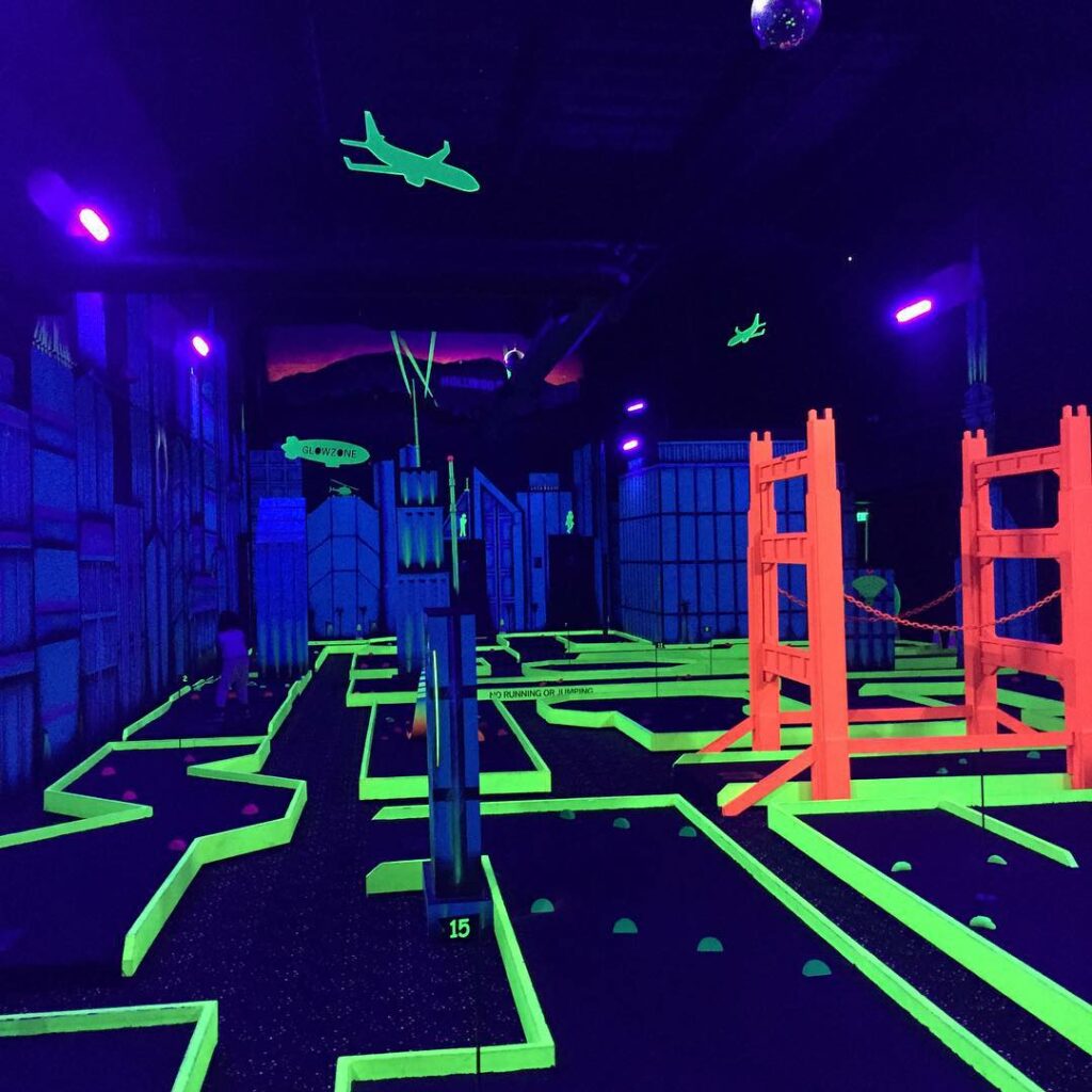 Glow in the dark golf....