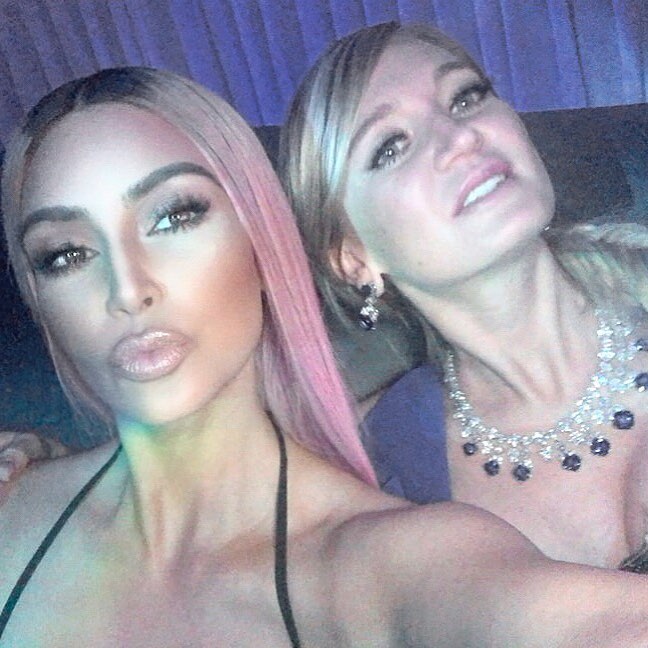 Hanging with my girl @marina_acton  last night at her single release party for F...