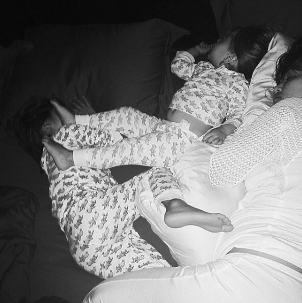 Flashback to when I was pregnant with RAD. My matching pajama obsession on my ap...