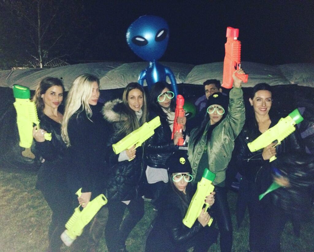 Alien laser tag....