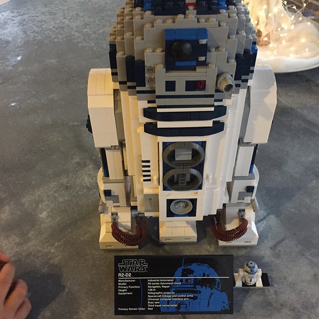 Thanks @khloekardashian for this project. #LEGO #R2-D2...