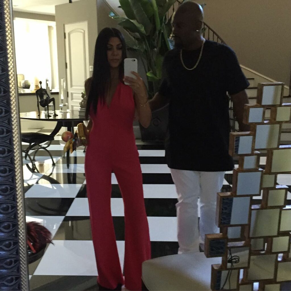 Me taking an outfit selfie while @coreygamble tells me it's time to go.  for the...