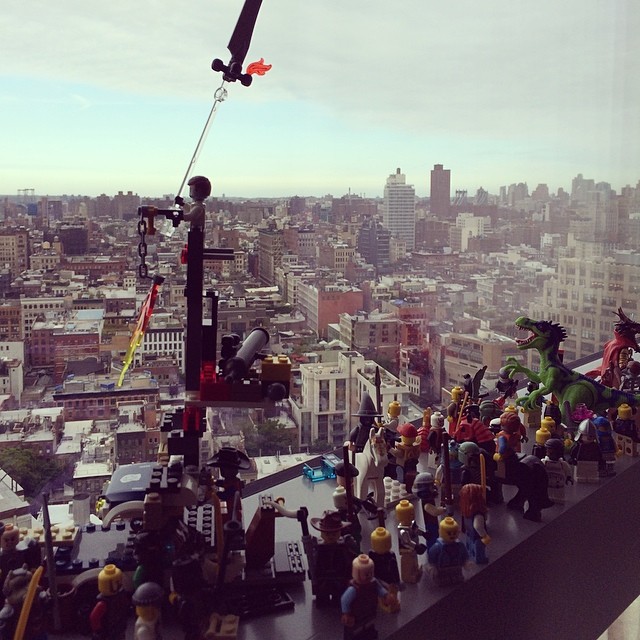 LEGO's in the city....