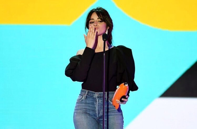 thank you to all my Camilizers for my Kids choice award i am obsessed w all of u...