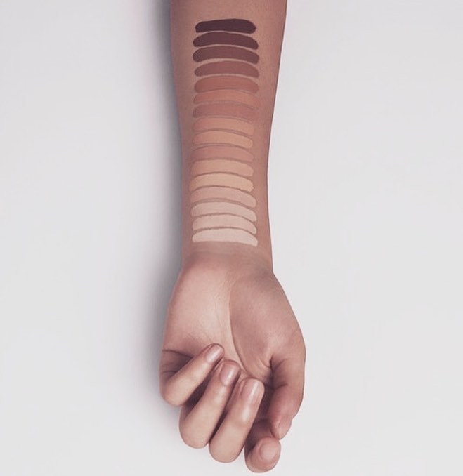 16 shades of full coverage concealers. 4 light, 4 medium, 4 dark & 4 deep dark s...