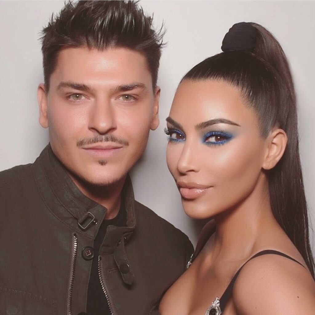 We did it!!! Thank you @makeupbymario for working so hard on our KKW X MARIO @kk...