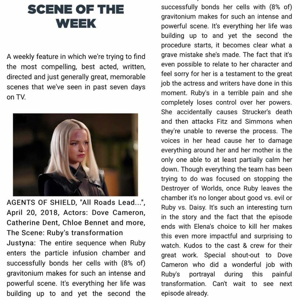 *SPOILER CITY*
thank you @spoilertvphotos for making my @agentsofshield scene tv...