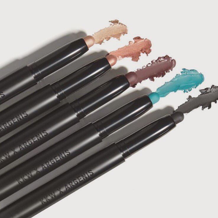 KKW X ARGENIS Cream Eyeshadow sticks available NOW on KKWBEAUTY.COM They are eas...