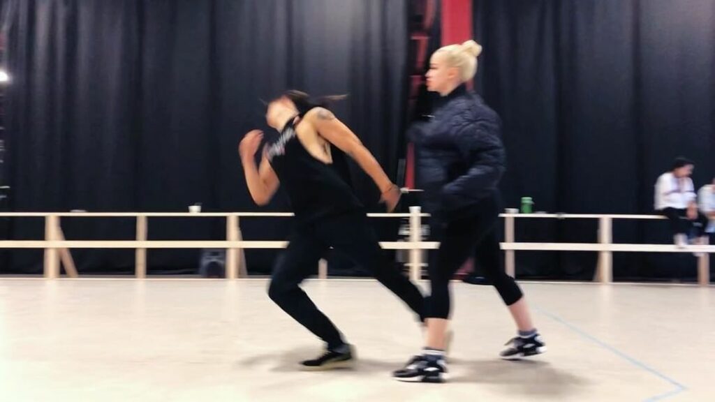 just being productive at rehearsal...