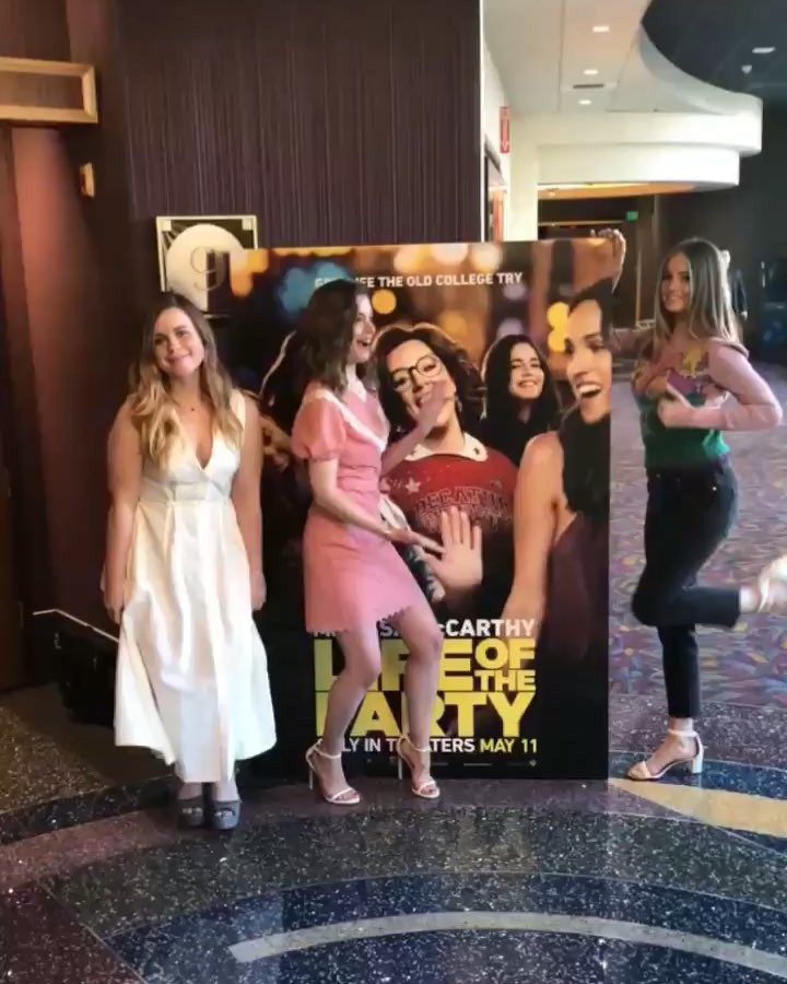 Out here surprising your mom in the name of @lifeofthepartymovie ...