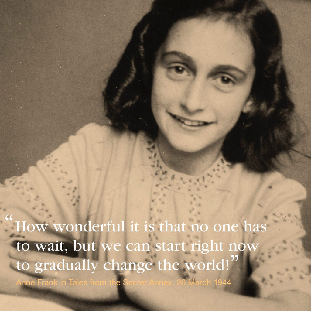 “What is done cannot be undone, but one can prevent it happening again.” - Anne ...