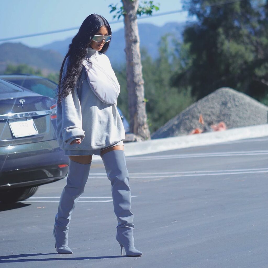 It was just like 110 in Calabasas #Yeezy...